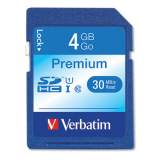 Verbatim 4GB Premium SDHC Memory Card, UHS-I U1 Class 10, Up to 30MB/s Read Speed (96171)