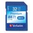 Verbatim 32GB Premium SDHC Memory Card, UHS-I V10 U1 Class 10, Up to 90MB/s Read Speed (96871)