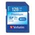 Verbatim 128GB Premium SDXC Memory Card, UHS-I V10 U1 Class 10, Up to 90MB/s Read Speed (44025)