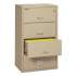 FireKing Insulated Lateral File, 4 Legal/Letter-Size File Drawers, Parchment, 31.13" x 22.13" x 52.75", 260 lb Overall Capacity (43122CPA)