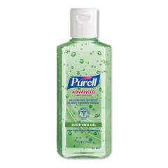 PURELL Advanced Soothing Gel Hand Sanitizer, Fresh Scent with Aloe and Vitamin E, Flip-Cap Bottle, 4 oz (9631EA)