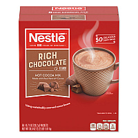 Hot Cocoa Mix, Rich Chocolate, 0.71 oz Packets, 50/Box, 6 Box/Carton (25485CT)