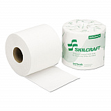 8540015547678, SKILCRAFT Toilet Tissue, Septic Safe, 2-Ply, White, 550 Sheets/Roll, 40 Rolls/Box (5547678)