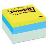 Post-it Notes Original Cubes, 3 x 3, Blue Wave, 470-Sheet (2056RC)