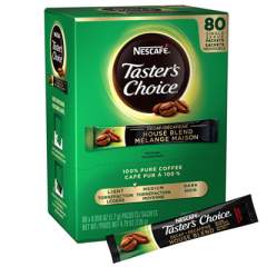 Nescafeee Taster's Choice Stick Pack, Decaf, 0.06oz, 80/Box (66488)