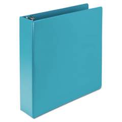 Samsill Earths Choice Biobased Durable Fashion View Binder, 3 Rings, 2" Capacity, 11 x 8.5, Turquoise, 2/Pack (U86677)