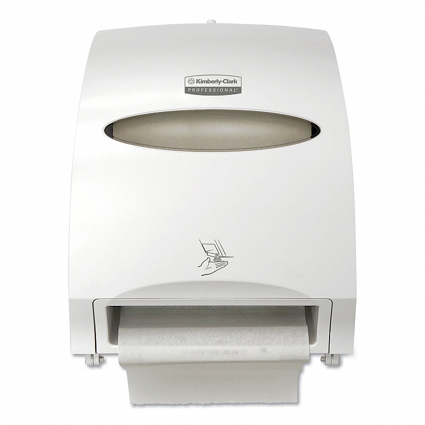 Electronic Towel Dispenser, 12.7 x 9.57 x 15.76, White (48856)