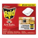 Raid ANT BAITS, 0.24 OZ, 8/BOX, 12 BOXES/CARTON (697329CT)