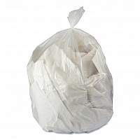 Linear Low-Density Can Liners, 7 gal, 0.35 mil, 20" x 21", Clear, Flat Pack, 1,000/Carton (H4021RC)