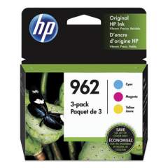 HP 962, (3YP00AN) 3-Pack Cyan/Magenta/Yellow Original Ink Cartridges