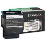 Lexmark C540A1KG Return Program Toner, 1,000 Page-Yield, Black