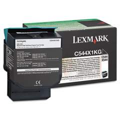 Lexmark C544X1KG Return Program Extra High-Yield Toner, 6,000 Page-Yield, Black