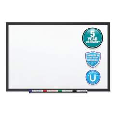 Quartet Classic Series Nano-Clean Dry Erase Board, 36 x 24, Black Aluminum Frame (SM533B)