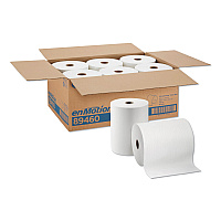 enMotion Paper Towel High Capacity Rolls, 1-Ply, 10" x 800 ft, White, 6 Rolls/Carton (89460)