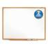 Quartet Classic Series Total Erase Dry Erase Board, 36 x 24, Oak Finish Frame (S573)