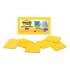 Post-it Notes Super Sticky Full Stick Notes, 3 x 3, Electric Yellow, 25 Sheets/Pad, 12/Pack (F33012SSY)