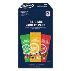Kar's TRAIL MIX VARIETY PACK, ASSORTED FLAVORS, 24 PACKETS/BOX (SN08361)