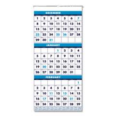 House of Doolittle Recycled Three-Month Format Wall Calendar, Vertical Orientation, 12.25 x 26, White Sheets, 14-Month (Dec-Jan): 2021-2023 (3640)