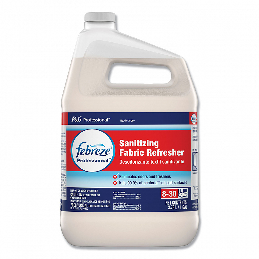 Professional Sanitizing Fabric Refresher, Light, 1 gal Bottle, Ready to Use (72136EA)