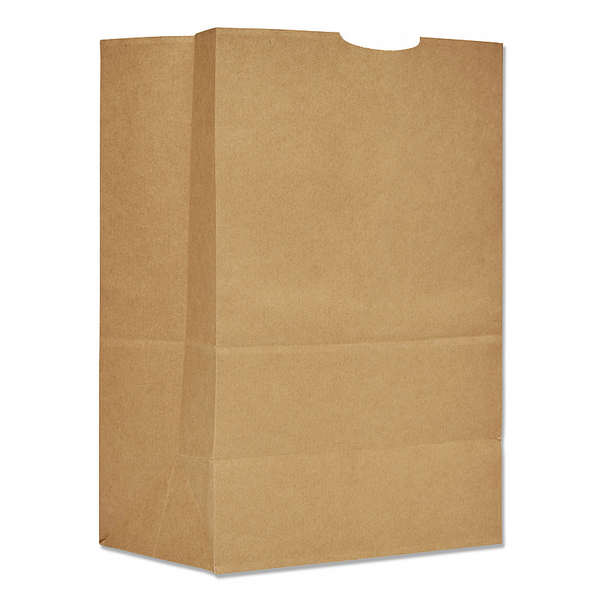 Grocery Paper Bags, 1/6 BBL Size, Extra Heavy-Duty, 75# Basis Weight, 12" x 7" x 17", Kraft, 400/Bundle (SK1675)