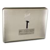 Scott Personal Seat Cover Dispenser, 16.6 x 2.5 x 12.3, Stainless Steel (09512)