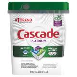 Cascade ActionPacs, Fresh Scent, 34.5 oz, 62 Packs/Bag, 3 Bags/Carton (97726)