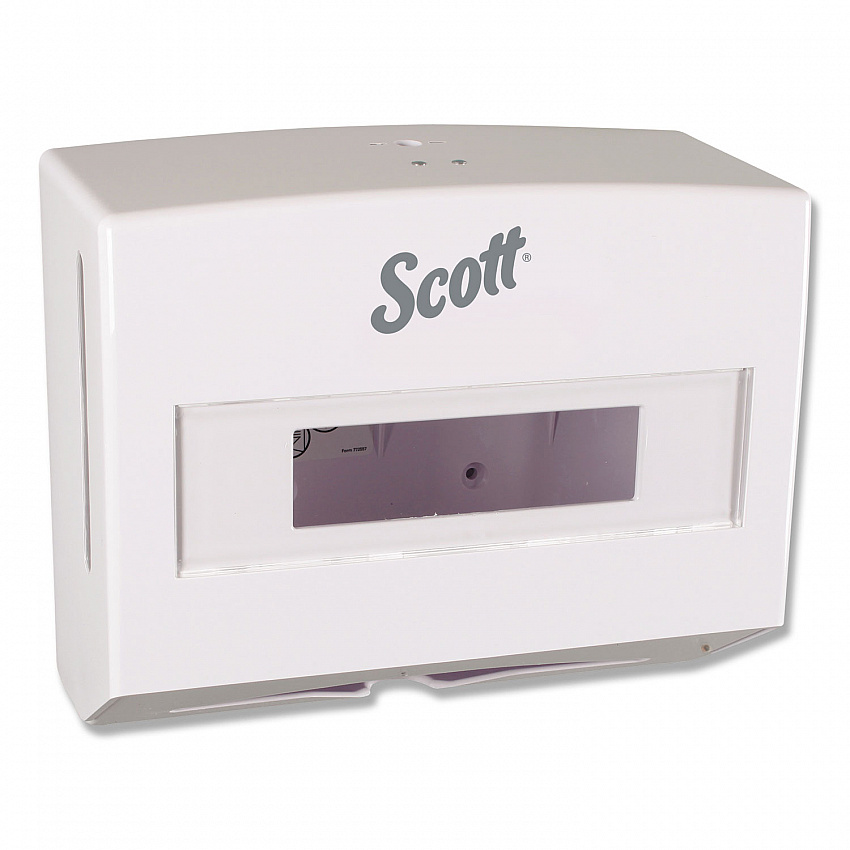 Scottfold Folded Towel Dispenser, 10.75 x 4.75 x 9, White (09214)