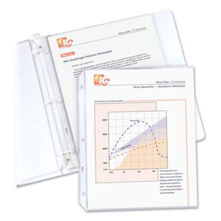 C-Line Standard Weight Polypropylene Sheet Protectors, Non-Glare, 2", 11 x 8 1/2, 50/BX (62038)