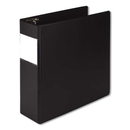 Samsill Earth's Choice Biobased Round Ring Reference Binder, 3 Rings, 4" Capacity, 11 x 8.5, Black (14890)