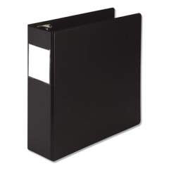 Samsill Earth's Choice Round Ring Reference Binder, 3 Rings, 3" Capacity, 11 x 8.5, Black (14880)