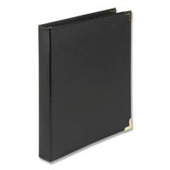 Samsill Classic Collection Ring Binder, 3 Rings, 1" Capacity, 11 x 8.5, Black (15130)