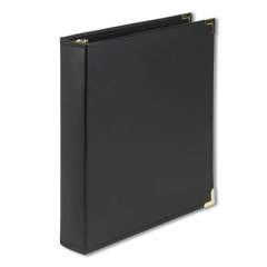Samsill Classic Collection Ring Binder, 3 Rings, 1.5" Capacity, 11 x 8.5, Black (15150)