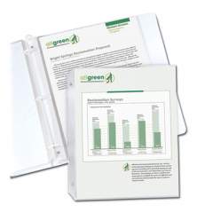 C-Line Recycled Polypropylene Sheet Protectors, Reduced Glare, 2", 11 x 8 1/2, 100/BX (62029)