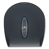 Jumbo Jr. Bathroom Tissue Dispenser, Single Roll, 10.6 x 5.4 x 11.3, Translucent Smoke (59009)