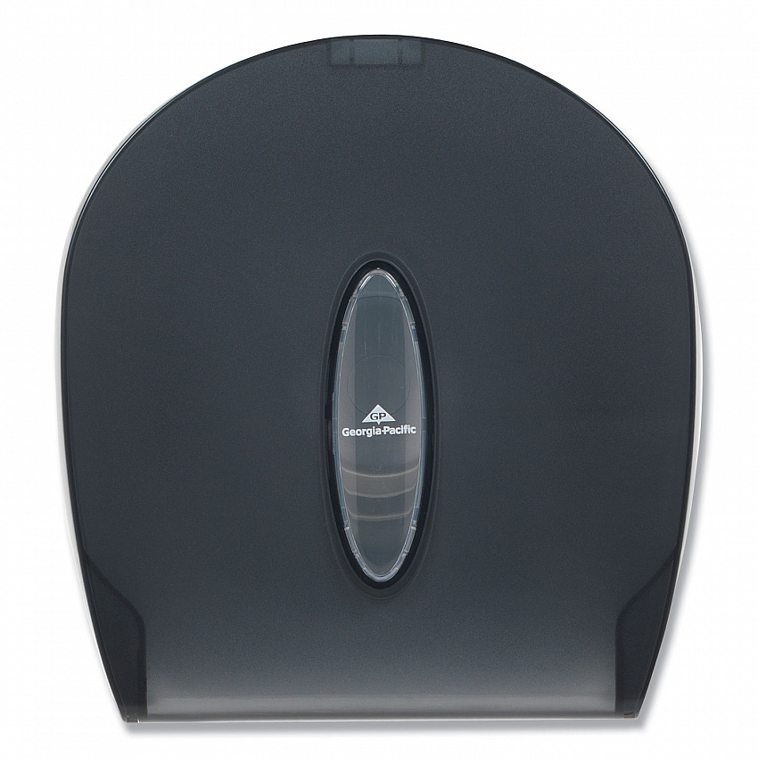 Jumbo Jr. Bathroom Tissue Dispenser, Single Roll, 10.6 x 5.4 x 11.3, Translucent Smoke (59009)