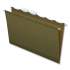 Pendaflex Ready-Tab Reinforced Hanging File Folders, Legal Size, 1/6-Cut Tab, Standard Green, 25/Box (42591)