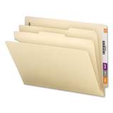 Universal Six-Section Manila End Tab Classification Folders, 2 Dividers, Letter Size, Manila, 10/Box (16150)