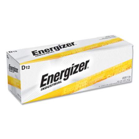 Energizer Industrial Alkaline D Batteries, 1.5 V, 12/Box (EN95)