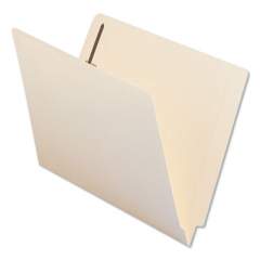 Universal Reinforced End Tab File Folders with One Fastener, Straight Tab, Letter Size, Manila, 50/Box (13110)
