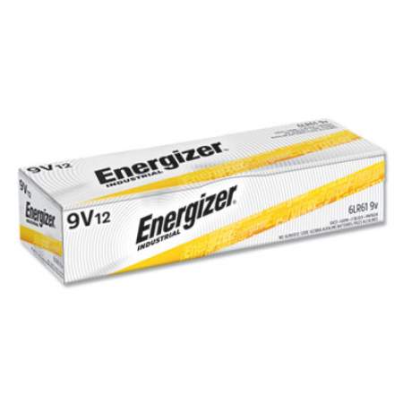 Energizer Industrial Alkaline 9V Batteries, 12/Box (EN22)