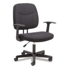 Sadie 4-Oh-Two Mid-Back Task Chair with Arms, Supports Up to 250 lb, 15.94" to 20.67" Seat Height, Black (VST402)