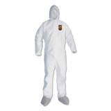 KleenGuard A45 Liquid/Particle Protection Surface Prep/Paint Coveralls, 2XL, White, 25/CT (48975)