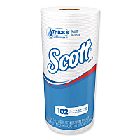 Choose-A-Sheet Kitchen Roll Paper Towels, 1-Ply, 4.8 x 11, White, 102 Sheets/Roll, 24/Carton (47031)