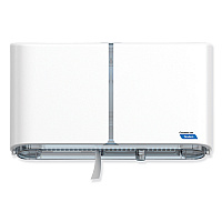 Tandem Double Roll Jumbo Bathroom Tissue Dispenser, 20.5 x 5.56 x 12.02, White (C381)