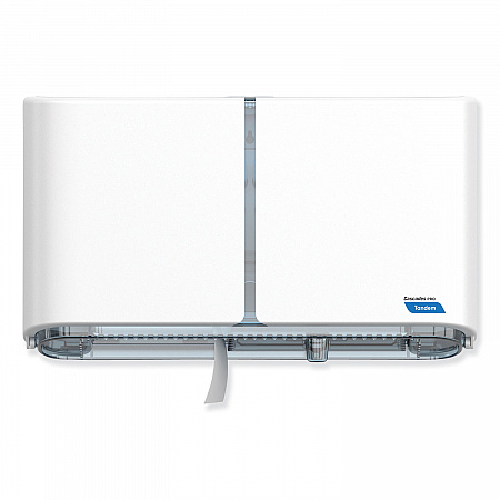 Tandem Double Roll Jumbo Bathroom Tissue Dispenser, 20.5 x 5.56 x 12.02, White (C381)