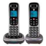 Motorola MTRCD400 Series Digital Cordless Telephone with Answering Machine, 2 Handsets (CD4012)