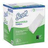 Scott Multi-Fold Paper Towels, 9.2 x 9.4, White, 250/Pack, 8 Packs/Carton (49183)