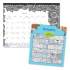 Blueline Monthly Desk Pad Calendar, DoodlePlan Coloring Pages, 22 x 17, Black Binding, Clear Corners, 12-Month (Jan to Dec): 2022 (C2917311)