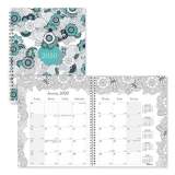 Blueline DOODLEPLAN MONTHLY PLANNER, 8 7/8 X 7 1/8, COLORING PAGES, 2020 (C292001)