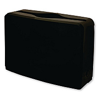 Countertop Folded Towel Dispenser, 10.63 x 7.28 x 4.53, Black (1607)